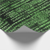 Gegevenspatroonthema voor computerprogramma's cadeaupapier (Hoek)