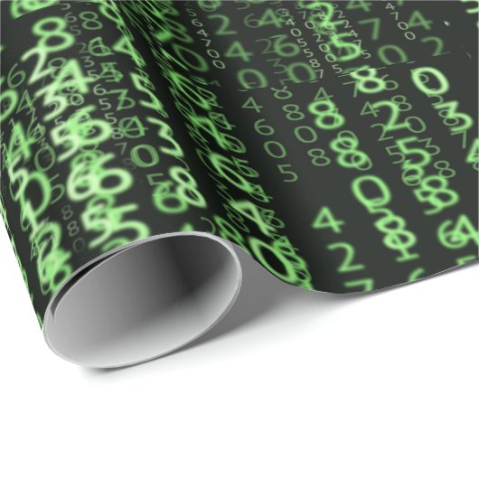 Gegevenspatroonthema voor computerprogramma's cadeaupapier (Rol Hoek)