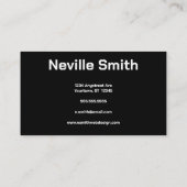 Gegevensstromen in City Web Designer High Tech Visitekaartje (Achterkant)