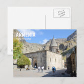 Geghard klooster in Armenië Briefkaart (Voorkant / Achterkant)