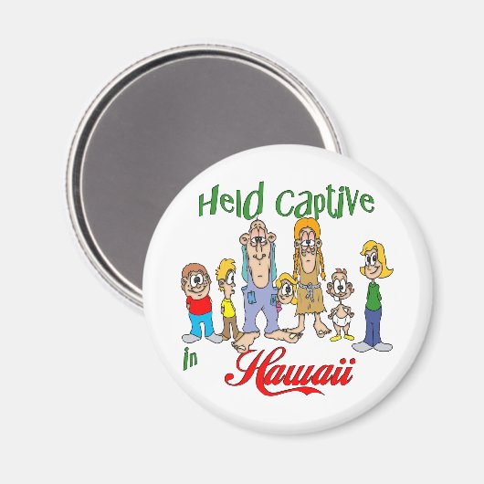 Gegijzeld in Hawaï Magneet (Voorkant / Achterkant)