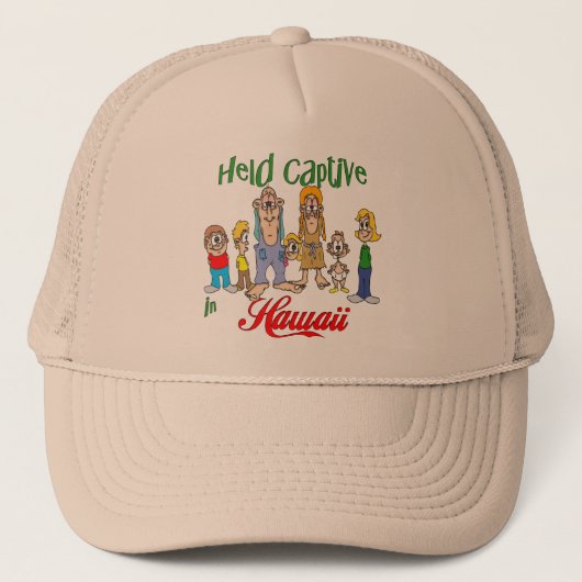 Gegijzeld in Hawaï Trucker Pet (Voorkant)
