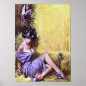 Gegijzelde  pulp-tijdschriften Hoesje kunst Poster (Voorkant)