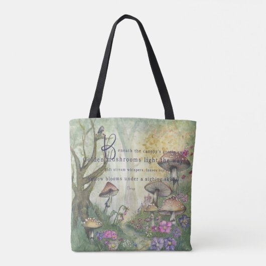 Gegilde schimmels Symfonie Tote Bag (Achterkant)