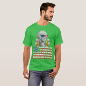 Geglansde Gehämmerde George Washington Bielliefheb T-shirt (Voorkant volledig)