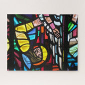 geglasd christus legpuzzel (Horizontaal)