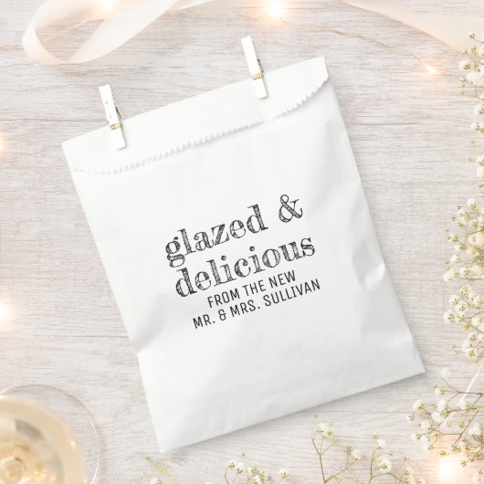 Geglazuurd en Heerlijk Huwelijksdonut Bedankzakje (Geknipt)