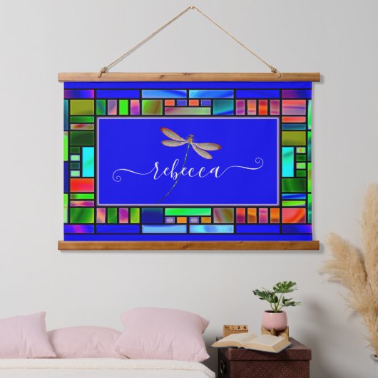 Geglazuurd en libel gepersonaliseerd hangend wandkleed (Slaapkamer)