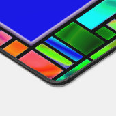 Geglazuurd glas en libel gepersonaliseerd bureaumat (Hoek)