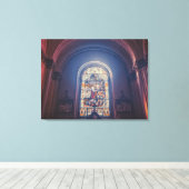 Geglazuurd kerkraam canvas afdruk (Insitu (Houten vloer))