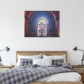 Geglazuurd kerkraam canvas afdruk (Insitu (Slaapkamer))