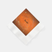 Geglazuurd terracotta dankbaar servet (Hoek)