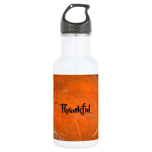 Geglazuurd Terracotta Dankbaar Waterfles (Voorkant)