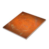 Geglazuurd Terracotta Nep Afwerking Tegeltje (Zijkant)