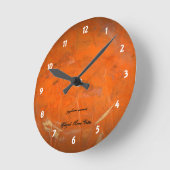 Geglazuurd Terracotta Ronde Klok (Hoek)