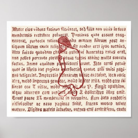Geglazuurd woord 1 poster (Voorkant)