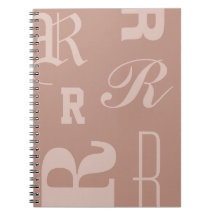 Geglazuurde gepersonaliseerde monogram, typografie