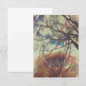 Geglazuurde Glas Takken Kaart (Voorkant / Achterkant)