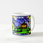Geglazuurde Halloween Spukhuis Mok (Voorkant rechts)