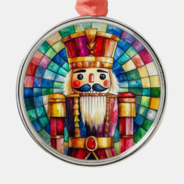 Geglazuurde Notenkraker Persoonlijke Kerstmis Metalen Ornament