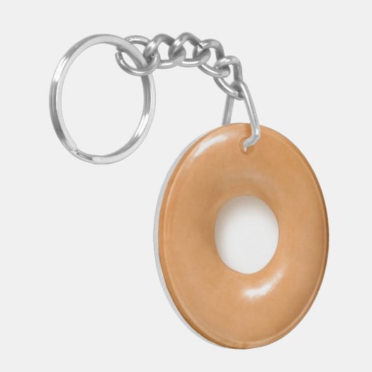 geglazuurde sleutelhanger van doughnut (Voorkant Links)