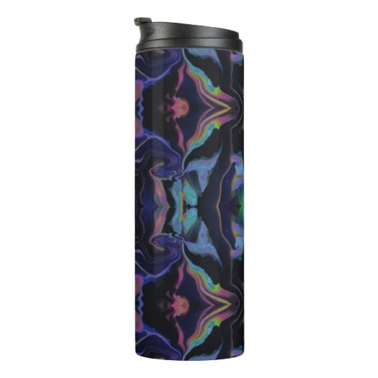 Geglazuurde thermische tumbler thermosbeker (Geroteerd rechts)