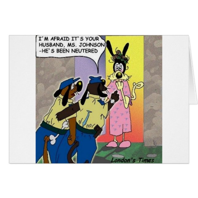 Gegneerde Funny Dog of politiegeschenken en -T - s (Voorkant Horizontaal)