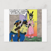 Gegneerde Funny Dog of politiegeschenken en -T - s Briefkaart (Voorkant)