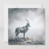 gegolfd gazelle-Wenskaart Notitiekaartje (Voorkant)