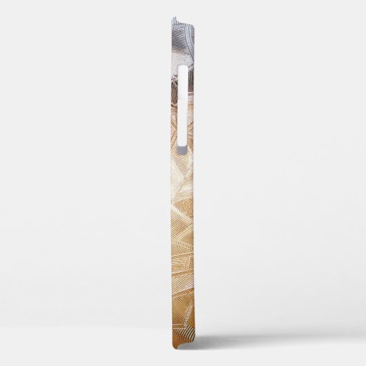 Gegolfd glas met achtergrondverlichting. Mooi lich Case-Mate iPhone Case (Achterkant / Links)