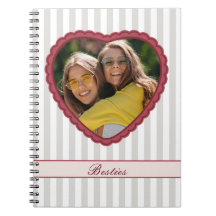 Gegolfd Hart Custom Foto & Tekst Beste Vrienden