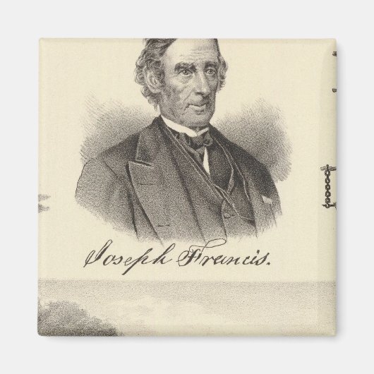 Gegolfd ijzerstoomjacht magneet (Voorkant)