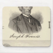 Gegolfd ijzerstoomjacht muismat (Voorkant)