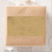 Gegolfd kartonnen textiel etiket (Insitu)