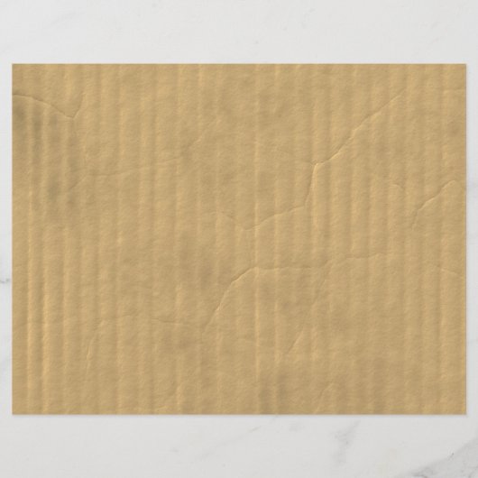 Gegolfd kartonnen textiel flyer (Voorkant)