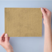 Gegolfd kartonnen textiel flyer (Hand)