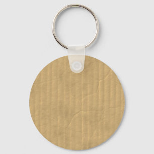 Gegolfd kartonnen textiel sleutelhanger