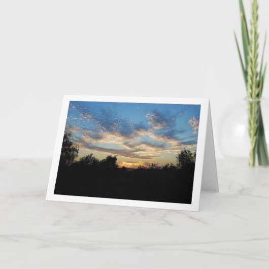 Gegolfd lucht landschap kaart (Voorkant)