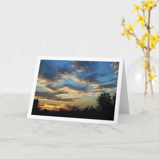 Gegolfd luchtlandschap kaart (Gele Bloem)