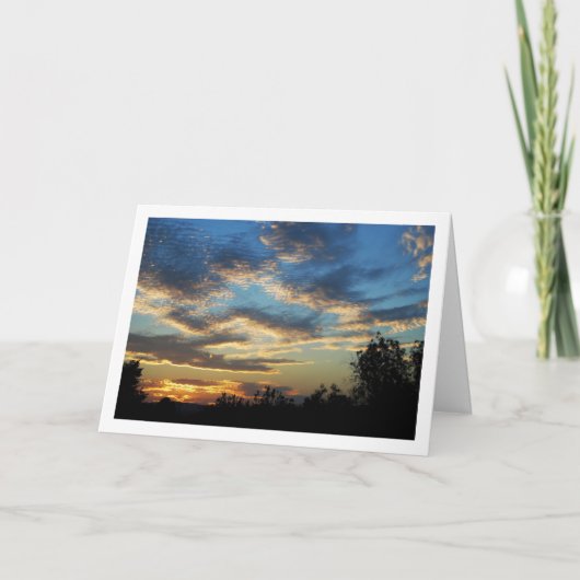 Gegolfd luchtlandschap kaart (Voorkant)