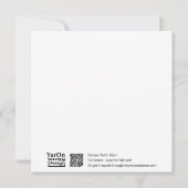 gegolfd mammoet-Wenskaart Notitiekaartje (Achterkant)