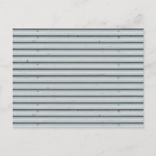 gegolfd metaal briefkaart