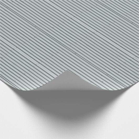 gegolfd metaal cadeaupapier (Hoek)