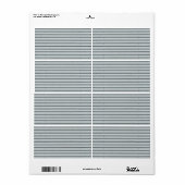 gegolfd metaal etiket (Full Sheet)