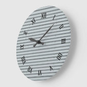 gegolfd metaal grote klok (Hoek)