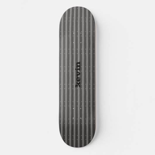 Gegolfd metaal kijk persoonlijk skateboard (Voorkant)