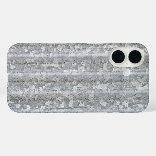 gegolfd staal Case-Mate iPhone case (Achterkant (horizontaal))