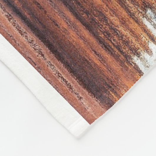 Gegolfd tin dakplaten fleece deken (Hoek)