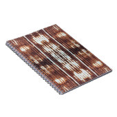 Gegolfd tin dakplaten notitieboek (Rechterzijde)