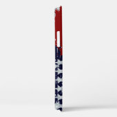 Gegoliseerde metalen blik en vlag Case-Mate iPhone case (Achterkant / Rechts)